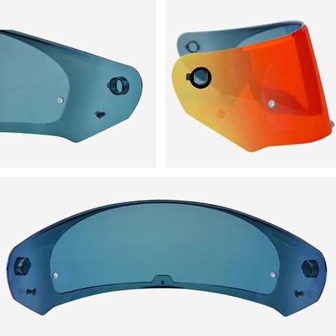درع الوجه Lumfeerix لخوذة LS2 Visor Shield Valiant (فضي) in Kuwait