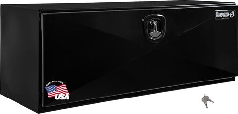 Buyers Products 1752810 Black Steel Pro Series Steel Underbody Truck Box, Toolbox for Utility Heavy Duty Work Vehicles 48x18x18 Inch, Toolbox for Utility Heavy Duty Work Vehicles in Saudi Arabia