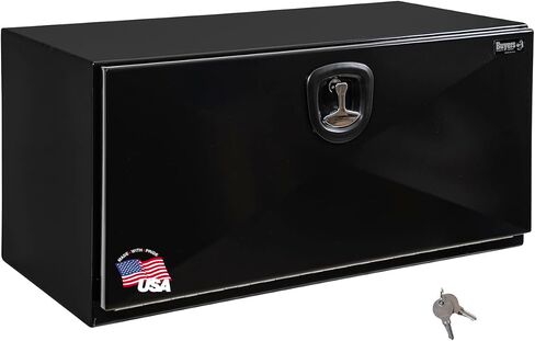 Buyers Products 1752810 Black Steel Pro Series Steel Underbody Truck Box, Toolbox for Utility Heavy Duty Work Vehicles 48x18x18 Inch, Toolbox for Utility Heavy Duty Work Vehicles in Saudi Arabia