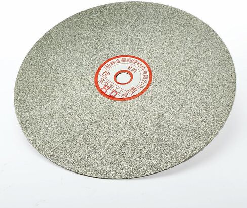 uxcell 200mm 8-inch Grit 400 Diamond Coated Flat Lap Disk Wheel Grinding Sanding Disc in Saudi Arabia