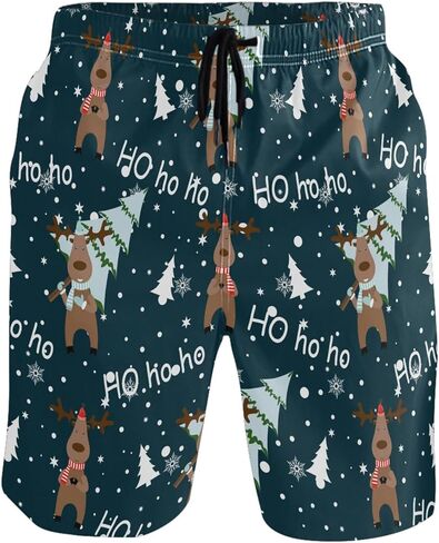 Visesunny سروال سباحة رجالي صيفي أنيق سريع الجفاف ملابس بحر رياضية شورت سباحة مناسب للحفلات والعطلات لباس سباحة in Kuwait