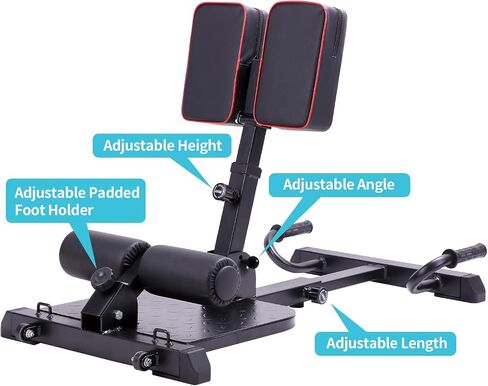 leikefitness Deluxe Multi-Function Deep Sissy Squat Bench Home Gym Workout Station Leg Exercise Machine 8400 in Saudi Arabia