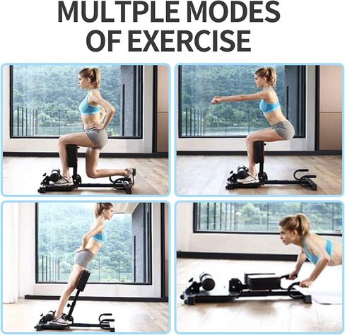 leikefitness Deluxe Multi-Function Deep Sissy Squat Bench Home Gym Workout Station Leg Exercise Machine 8400 in Saudi Arabia