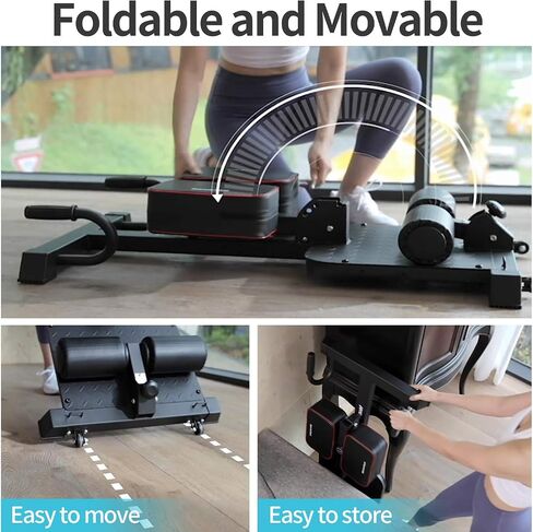 leikefitness Deluxe Multi-Function Deep Sissy Squat Bench Home Gym Workout Station Leg Exercise Machine 8400 in Saudi Arabia