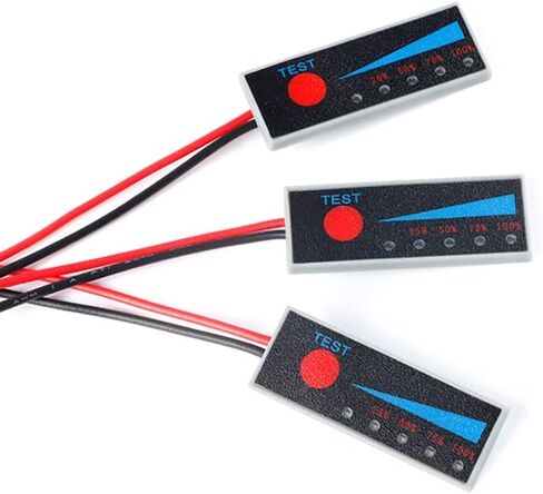 3PCS 2S Li-Ion Battery Meter Monitor Level Indicator Module Battery Power Tester for Voltage Display in Saudi Arabia