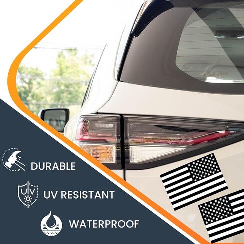 ملصق مغناطيسي للسيارة Magnet Me Up باللونين الأسود والأبيض، عبوة من قطعتين متقابلتين، 4 × 6 بوصة، أسود، أبيض، مغناطيس سيارات عالي التحمل لسيارة شاحنة الدفع الرباعي in Kuwait