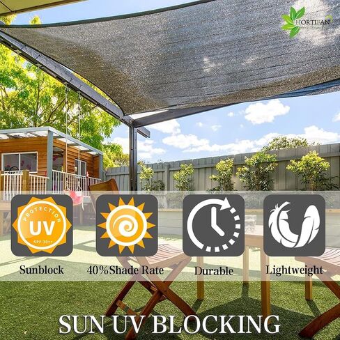 Luxdesc Weather Guard كبير جدًا لجميع المواسم غطاء تشغيل للكلاب (10 × 10 قدم) غطاء بيت الكلب قماش القنب شبكة لوحة الظل - شبكة سوداء Sunblock الظل لوحة قماش القنب Sunblock حديقة شبكة شبكة مقاومة للأشعة فوق البنفسجية in Kuwait
