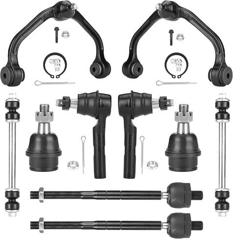طقم تعليق أذرع التحكم العلوي الأمامي مناسب لسيارة Ford Ranger 2WD 1998-2011، مناسب لسيارة Mazda B2300 B2500 B3000 B4000، مع مفاصل كروية -10 قطع in Saudi Arabia