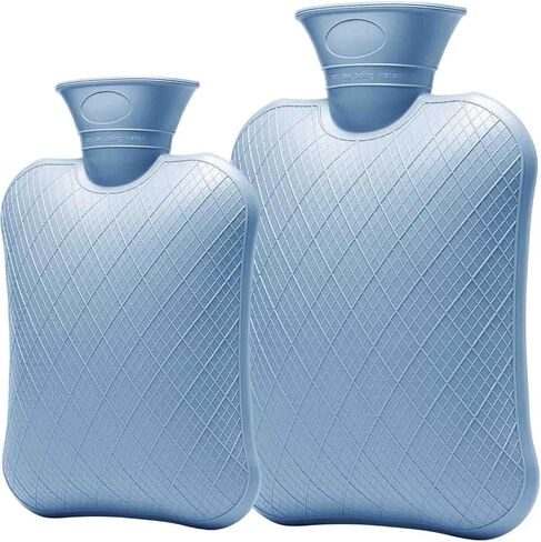 Anmia Hot Water Bag for Pain Relief.2Pack,2L+1.2L in Saudi Arabia