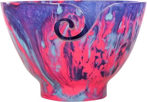 Ommi Handcrafted Resin Yarn Bowl, Knitting Resin Storage Bowl, Crochet Kit Organizer. (Purple) in Saudi Arabia