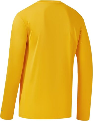 UVSAI Men’s UPF 50+ Long Sleeve Performance T-Shirts Permanent UV Protective Quick Dry for Everyday Hiking Fishing Beach in Kuwait