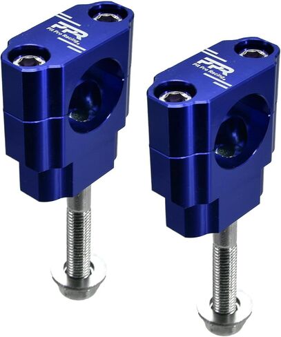 Handlebar Risers, 1-1/8" 28mm CNC Motorcycle HandleBar Fat Bar Mount Clamp Riser Fits For CBR600RR CBR1000RR CB400 Dirt Bike ATV (Red 12mm) in Saudi Arabia