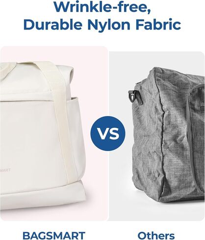BAGSMART For Spirit Airlines Personal Item Bag, 23L Foldable Weekender Bags for Women Gym Tote Overnight Bag for Travel in Saudi Arabia