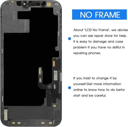 A-MIND لهاتف iPhone 12/12 Pro شاشة LCD بديلة لهاتف iPhone 12 A2172 A2402 A2404/12 Pro A2341 A2406 A2408 A2407 6.1 بوصة شاشة LCD تعمل باللمس استبدال مجموعة محول الأرقام مع أدوات TFT in Saudi Arabia