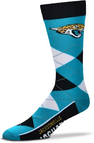 For Bare Feet - NFL Men's Argyle Lineup Dress Crew Socks in Saudi Arabia