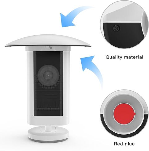HOLACA Sun Rain Shade Camera Cover for R-ing Stick Up Cam Pro,Camera Shield for Resistant UV Black in Kuwait