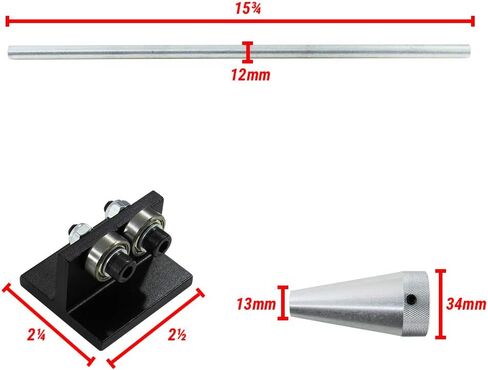 Pit Posse Motorcycle Wheel Balancer Portable Tire Balancing Tool for Your Trailer Shop Garage – Easy to Store – Accurate–Bike Balance Accessories in Saudi Arabia