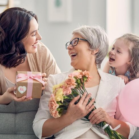 Mother's Day Stickers, 36 Pcs Mother's Day Gift Label Stickers, Mother's Day Label Gift Stickers, Mother's Day Party Gift Decorations in Kuwait