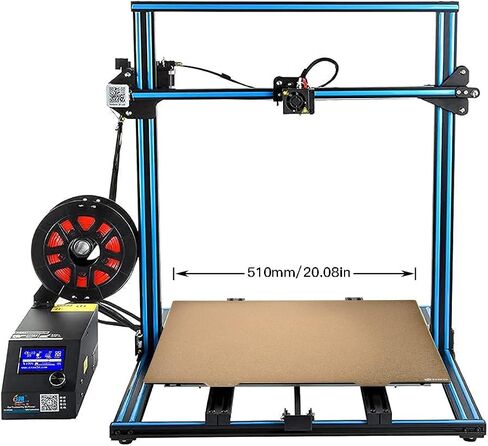 FYSETC 3D Printing Build Platform CR10 S5 Flexible Spring Steel Sheet 510x510mm/20x20in Double Sided Textured Pei Powder Coated Gold Build Plate with Sticker Base Compatible with CR10 S5 in Kuwait