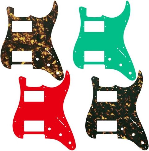 جيتار روزيلو ذو 11 فتحة من Strat Pickguard HH Humbucker للحاجز القياسي ستراتوكاستر الطراز الحديث لؤلؤ أذن البحر in Saudi Arabia