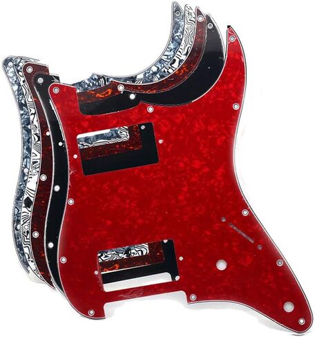 جيتار روزيلو ذو 11 فتحة من Strat Pickguard HH Humbucker للحاجز القياسي ستراتوكاستر الطراز الحديث لؤلؤ أذن البحر in Saudi Arabia