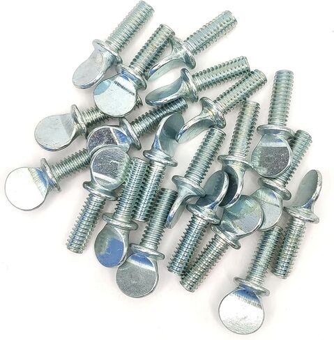 MORICHI 20pcs Thumb Screws, Zinc Plated Steel, Spade Head (1/4-20 x 3/4-Inch) in Saudi Arabia
