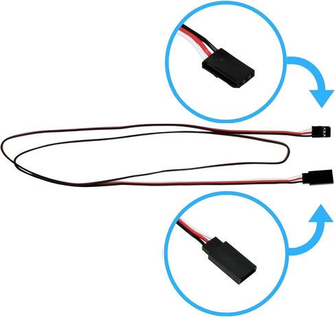 Apex RC Products Futaba Style 36" / 900mm Servo Extension Lead - 5 Pack #1025 in Saudi Arabia