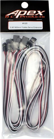 Apex RC Products Futaba Style 36" / 900mm Servo Extension Lead - 5 Pack #1025 in Saudi Arabia