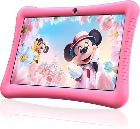 تابلت MOOKIA Kids مقاس 10 بوصات يعمل بنظام Android 13 للأطفال من عمر 3 إلى 12 عامًا رباعي النواة 3+32 جيجا بايت وكاميرا مزدوجة معتمدة من GMS وواي فاي وتحكم أبوي مع حافظة مقاومة للسقوط in Saudi Arabia