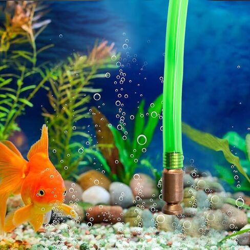 مجموعة تنظيف خزان الأسماك من ديكسبويني، مكنسة الحصى لحوض السمك، مجموعة سيفون مضخة سيفون لخزانات الأسماك الصغيرة الكبيرة، تدفق مياه عالي سريع مع شفط قوي ومنظف مبدل المياه سهل التركيب in Kuwait