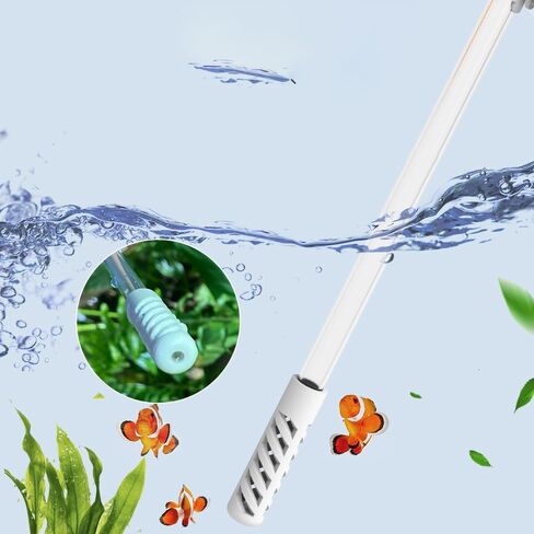 مجموعة تنظيف تغيير المياه الصغيرة لحوض السمك من XEOGUIYA، منظف يدوي لروث الأسماك، مكنسة كهربائية للحصى ومضخة سيفون مناسبة لخزانات الأسماك حتى 30 جالونًا in Kuwait