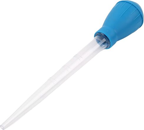 Vagocom 2Pcs Manual Fish Tank Cleaning Tools,30ml Aquarium Water Changer,21 Inches Multifunction Siphon Dropper for Fish Bowl Waste Remover,Aquarium Bottom Gravel Waste Clean,Coral Feeder(Blue) in Saudi Arabia