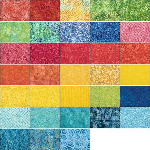 Batiks Expressions That Summer Feelin' 33 Fat Quarters Riley Blake Designs FQ-TSMRFLN-33 in Saudi Arabia