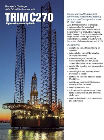 سوائل القطع والطحن من تريم C270/5، مبرد صناعي عالي الأداء، سعة 5 جالون in Kuwait