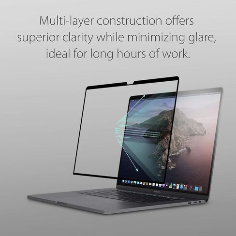 Moshi iVisor Screen Protector for 13" MacBook Air 2020/Pro 13", Anti-glare, Easy-installation, Washable & Reusable, Scratch & Fingerprint Resistance, for MacBook Air 13 (2018-2020)/Pro 13 (2016-2020) in Saudi Arabia