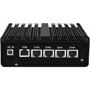N150 Firewall Router Upgraded Version Fanless Mini PC 4xi226-V 2.7G Solid Computer, 8GB Ram 128GB NVMe in Saudi Arabia