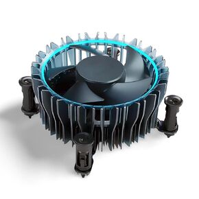 i5 CPU Cooler Aluminium Heatsink النحاس الأساسي استبدال القاعدة المتوافقة مع Intel i5 12400 Cooler Aluminium Heatsink Fan for LGA1700 12th Gen Alder Lake CPU (حتى 65W) i5-12400 مروحة تبريد 12V 0.60A in Kuwait