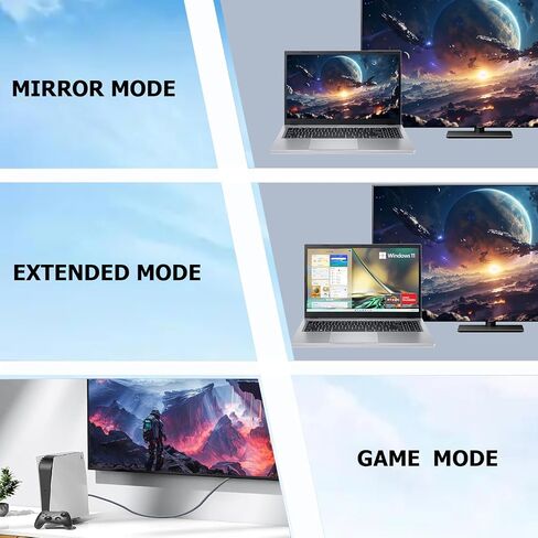 كابل HDMI 4K بطول 3.3 قدم، 10 حزم، سلك تلفزيون HDMI محمي، كابل ذكر HDMI 2.0 مطلي بالذهب، تصنيف 120 هرتز ARC وCL3، HDCP 2.2، 3D HDR | لمحطة الإرساء، الكمبيوتر الشخصي، الشاشة، التبديل، الفاصل، PS4/5، Xbox، Soundbar in Kuwait