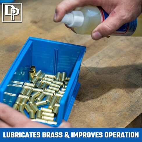 Dillon Precision Case Lubricant - رذاذ غير بخاخ للعلب النحاسية | تركيبة تعتمد على اللانولين للحصول على حجم سلس وإعادة تعبئة متسقة، زجاجة سعة 8 أونصة in Kuwait