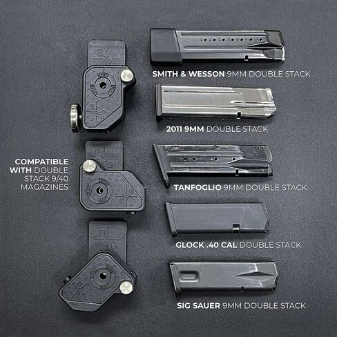 Black Scorpion Outdoor Gear Ambi Dual Magnetic Double Stack Mag Pouch | IPSC and USPSA Legal in Kuwait