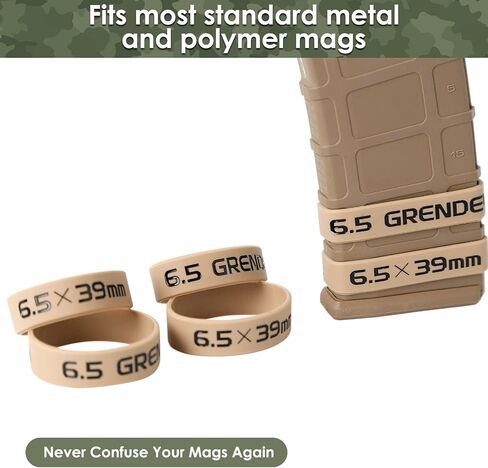 Aolamegs 6.5 Grendel/6.5X39mm Magazine Marking Band 6 Pack in Saudi Arabia