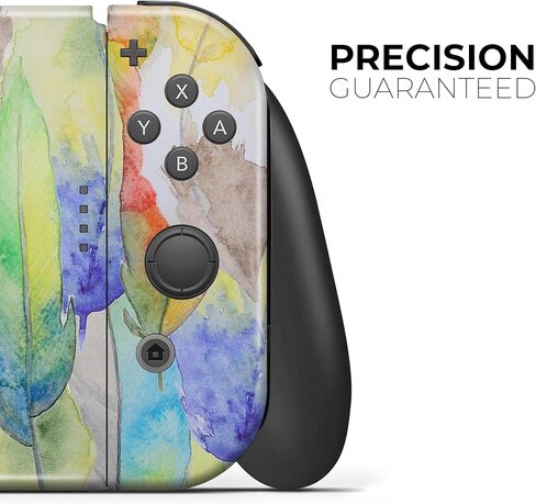 Design Skinz - Compatible with Nintendo DSi XL - Skin Decal Protective Scratch-Resistant Removable Vinyl Wrap Cover - Vivid Watercolor Feather Overlay in Saudi Arabia