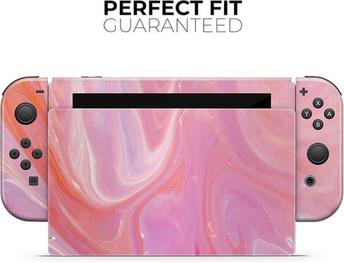 Design Skinz - متوافق مع Nintendo DSi XL - غطاء حماية من الفينيل قابل للإزالة ومقاوم للخدش - وردي رخامي Paradise V2 in Saudi Arabia