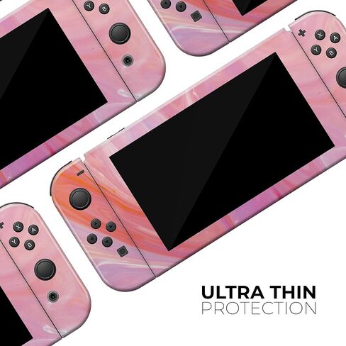 Design Skinz - متوافق مع Nintendo DSi XL - غطاء حماية من الفينيل قابل للإزالة ومقاوم للخدش - وردي رخامي Paradise V2 in Saudi Arabia
