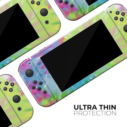 Design Skinz - Compatible with Nintendo DSi XL - Skin Decal Protective Scratch-Resistant Removable Vinyl Wrap Cover - Spiral Tie Dye V7 in Saudi Arabia