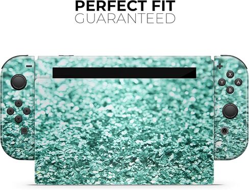Design Skinz - Compatible with Nintendo DSi XL - Skin Decal Protective Scratch-Resistant Removable Vinyl Wrap Cover - Aqua Green Glimmer in Saudi Arabia