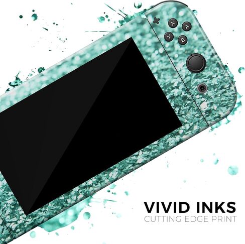 Design Skinz - Compatible with Nintendo DSi XL - Skin Decal Protective Scratch-Resistant Removable Vinyl Wrap Cover - Aqua Green Glimmer in Saudi Arabia