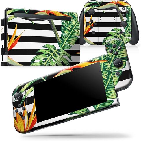 Design Skinz - متوافق مع Nintendo DSi XL - غطاء حماية من الفينيل مقاوم للخدش وقابل للإزالة - شريط استوائي حيوي v1 in Saudi Arabia