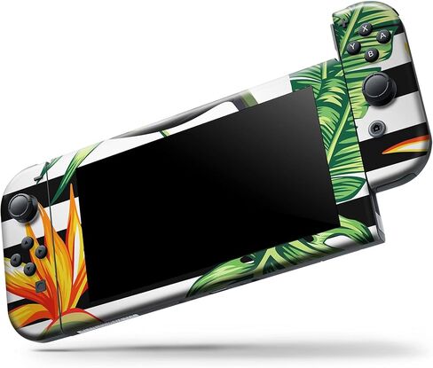 Design Skinz - متوافق مع Nintendo DSi XL - غطاء حماية من الفينيل مقاوم للخدش وقابل للإزالة - شريط استوائي حيوي v1 in Saudi Arabia