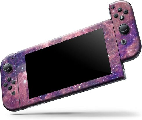 Design Skinz - Compatible with Nintendo Switch Lite - Skin Decal Protective Scratch-Resistant Removable Vinyl Wrap Cover - Vibrant Sparkly Pink Nebula in Saudi Arabia